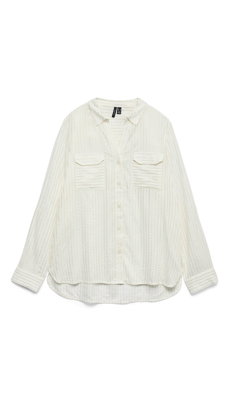 Chemise Doré Blanc VMBUMPY