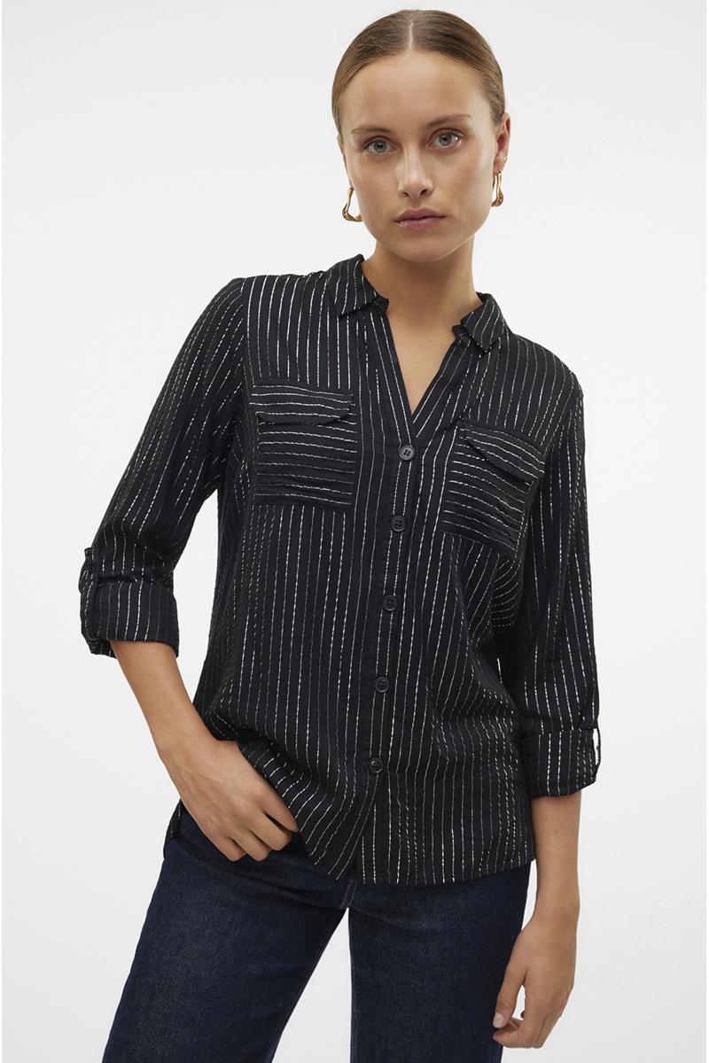 VERO MODA  BLACK CHEMISES ML 2