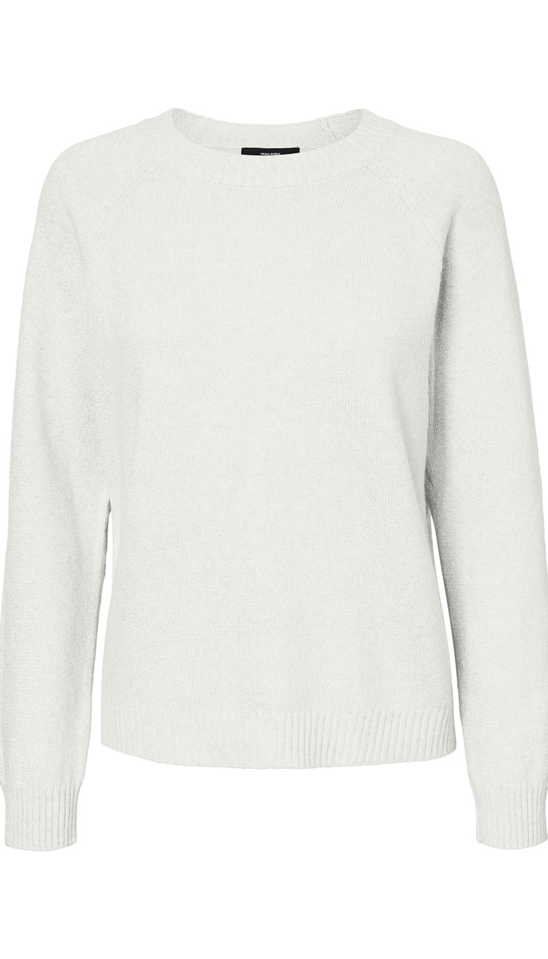 Pull Maille Blanc VMDOFFYSHINE