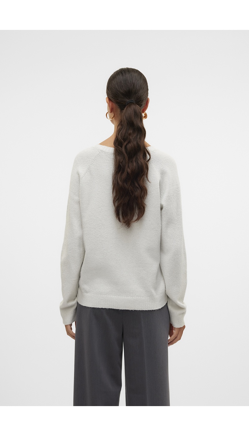 Pull Maille Blanc VMDOFFYSHINE