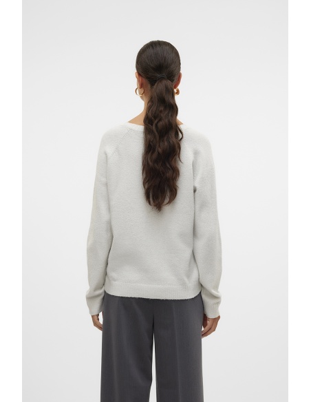 Pull Maille Blanc VMDOFFYSHINE