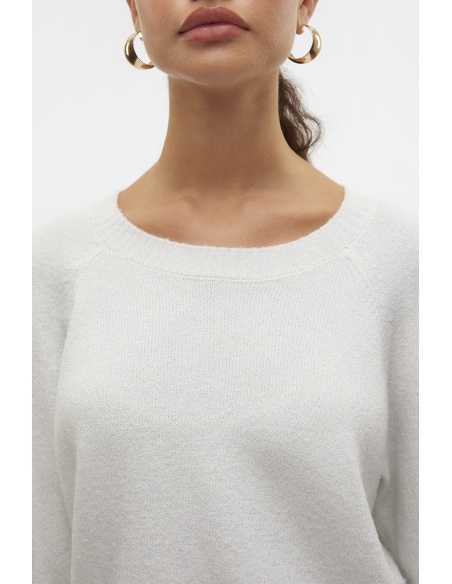 Pull Maille Blanc VMDOFFYSHINE