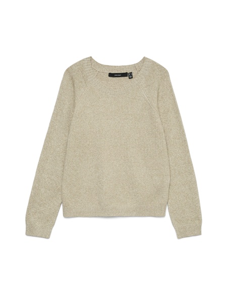 Pull Maille Beige VMDOFFYSHINE