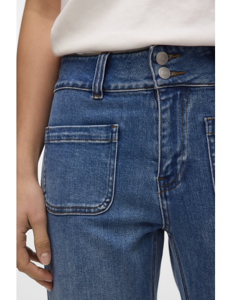 Jean Flared Denim VMVIVIANNE Longueur 30