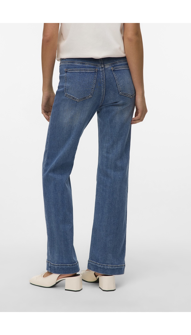 Jean Flared Denim VMVIVIANNE Longueur 30