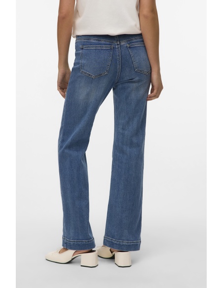 Jean Flared Denim VMVIVIANNE Longueur 30