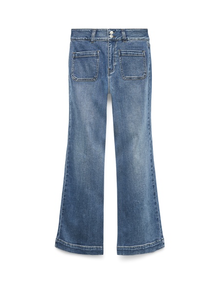 Jean Flared Denim VMVIVIANNE Longueur 30