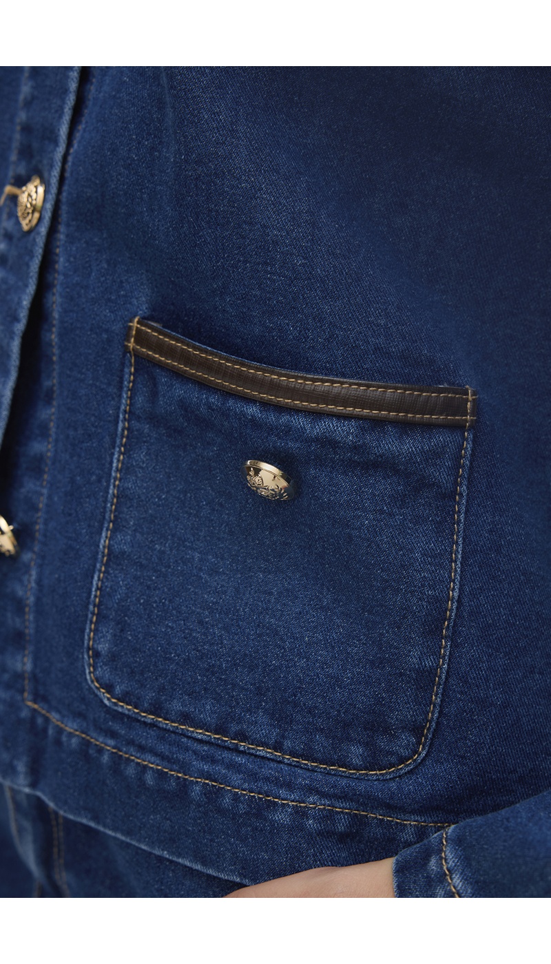 Veste Jean Marron VMALINE