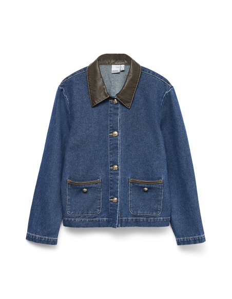 Veste Jean Marron VMALINE