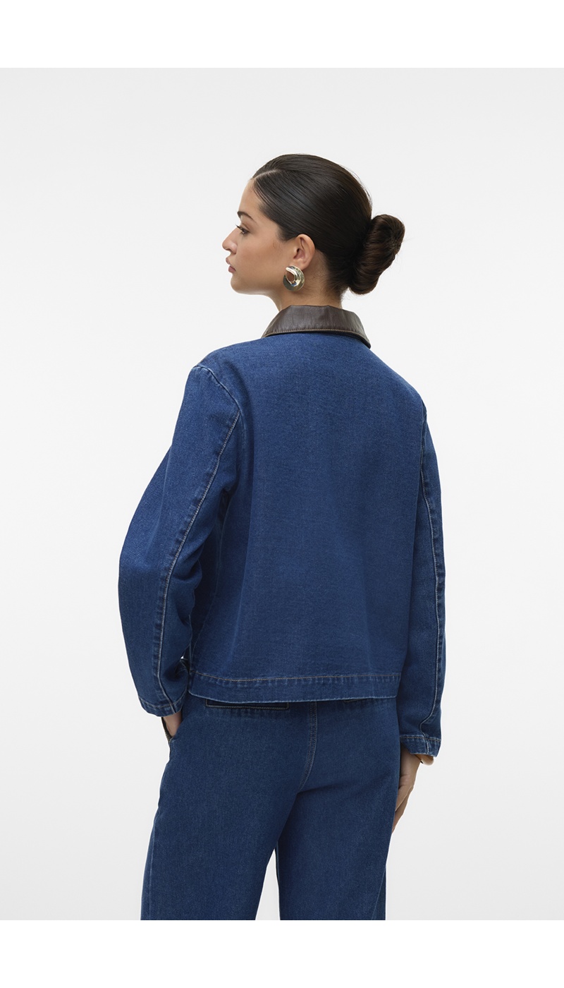 Veste Jean Marron VMALINE