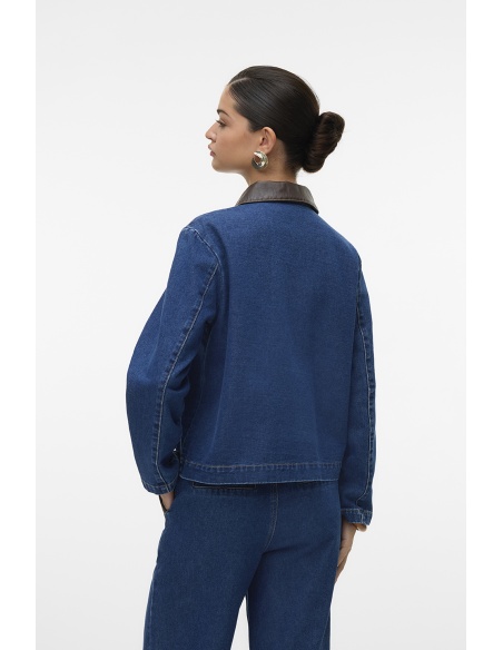 Veste Jean Marron VMALINE