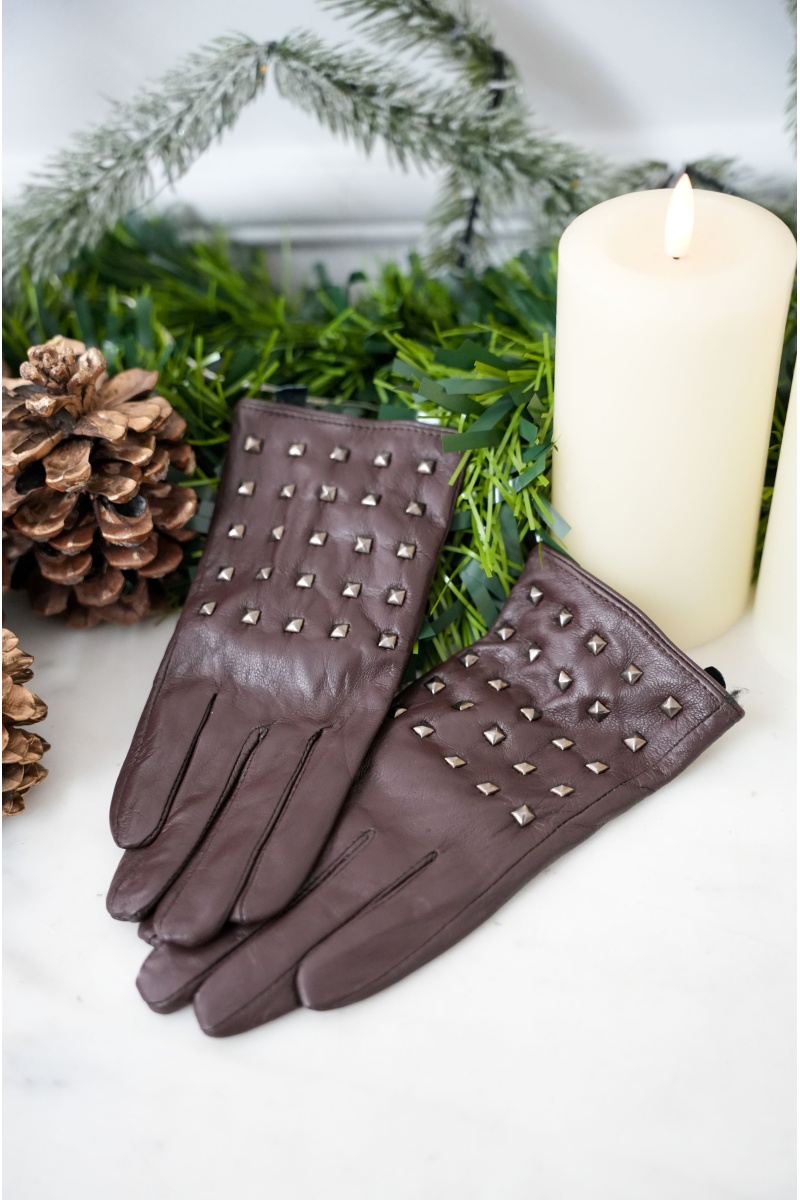 sarl lifa CLOUT MARRON GANTS