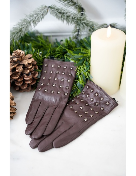 sarl lifa CLOUT MARRON GANTS