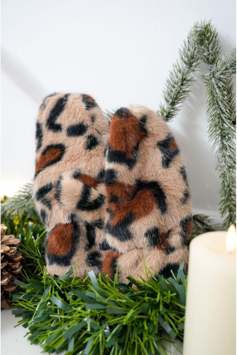 Moufles Léopard Camel MARIA