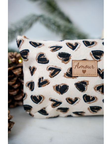 nouven modo COEUR ECRU POCHETTE