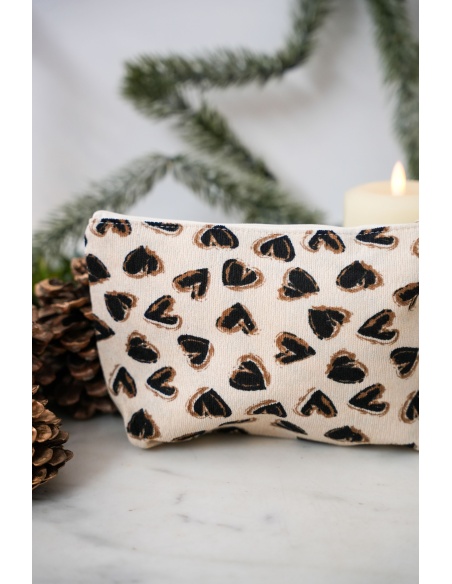 nouven modo COEUR ECRU POCHETTE