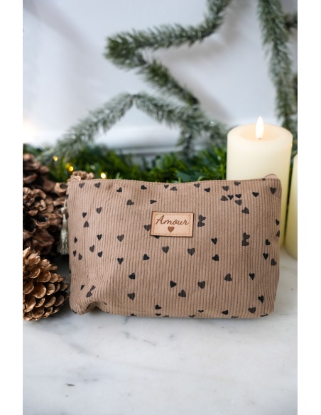 nouven modo COEUR BEIGE POCHETTE