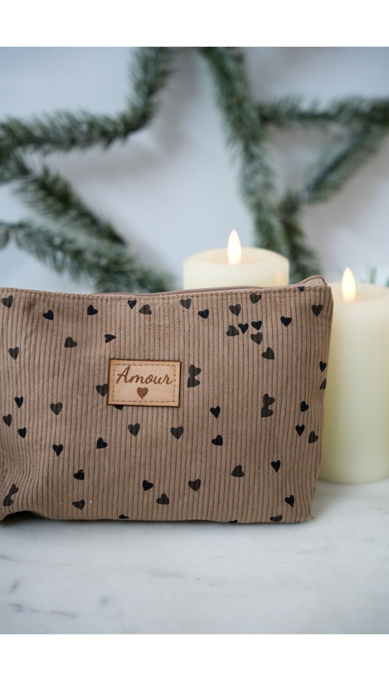 nouven modo COEUR BEIGE POCHETTE