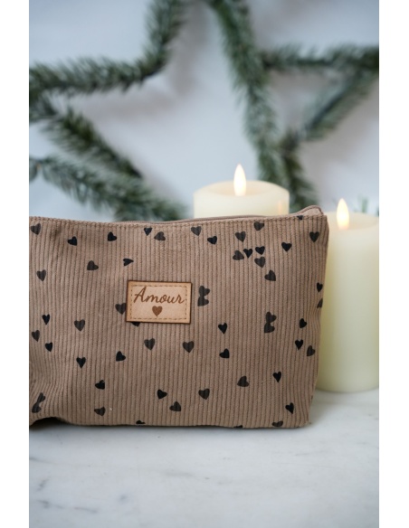 nouven modo COEUR BEIGE POCHETTE