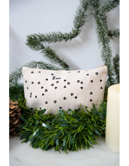 nouven modo COEUR ECRU POCHETTE
