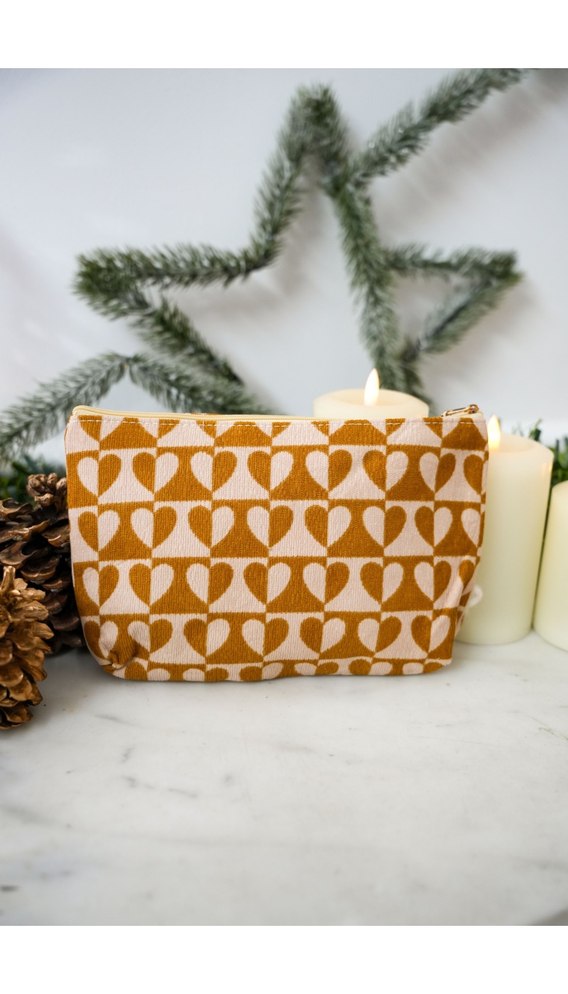 Pochette Coeur Moutarde LUIDJI