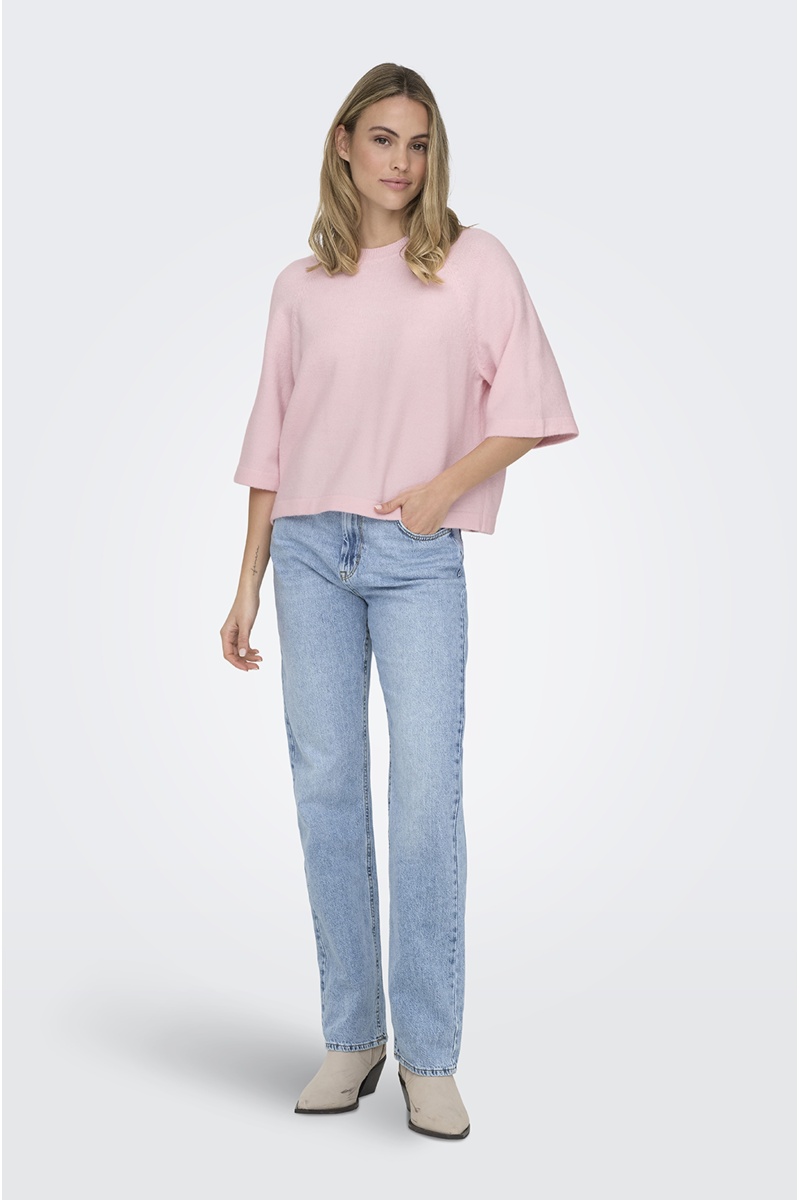 Pull Maille Rose ONLSIMONI