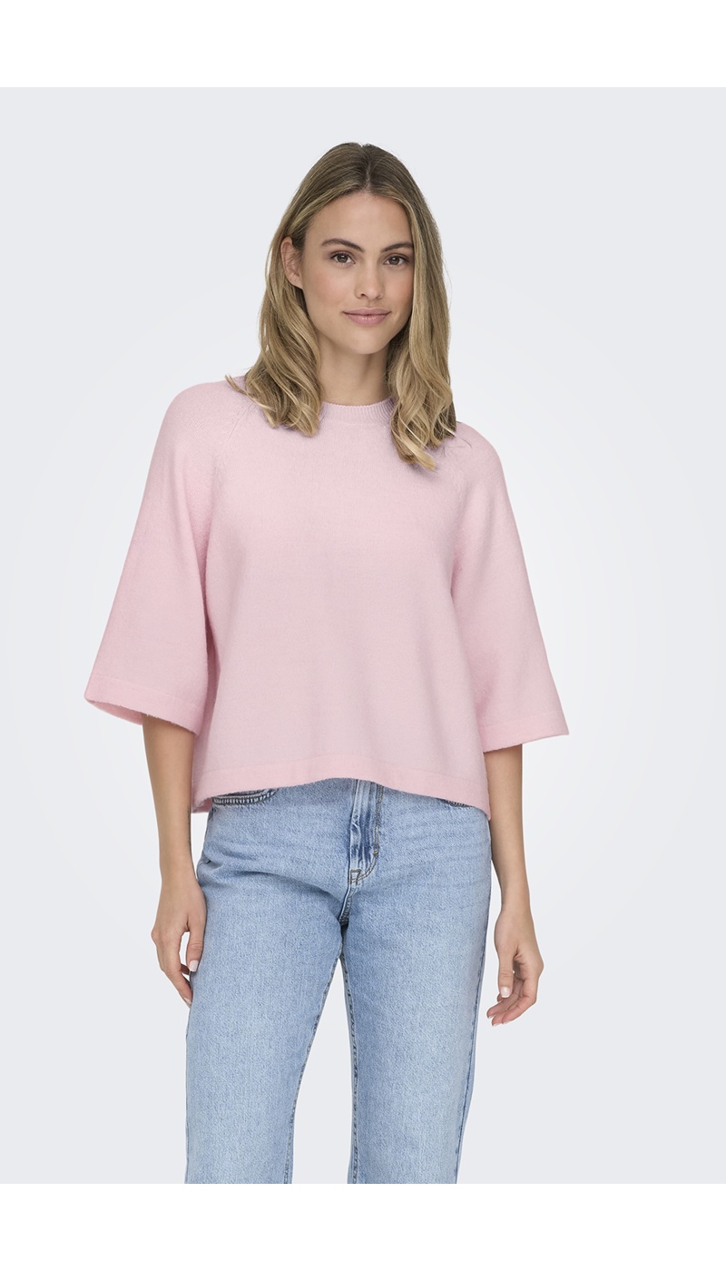 Pull Maille Rose ONLSIMONI