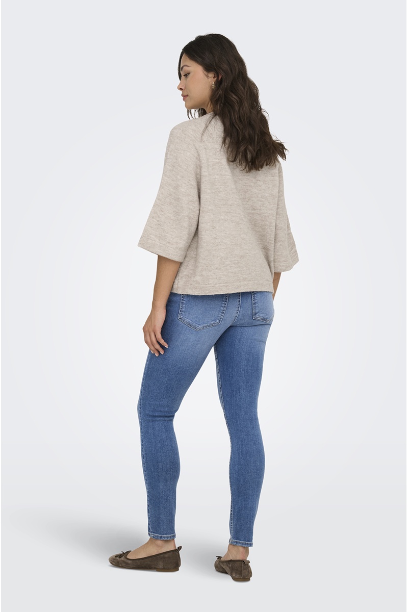 Pull Maille Beige ONLSIMONI 2