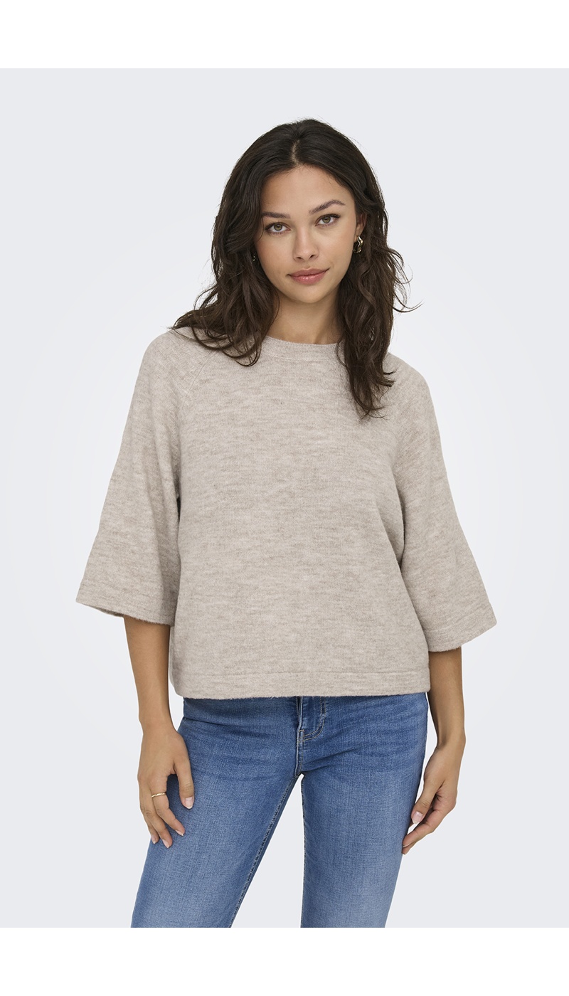 Pull Maille Beige ONLSIMONI