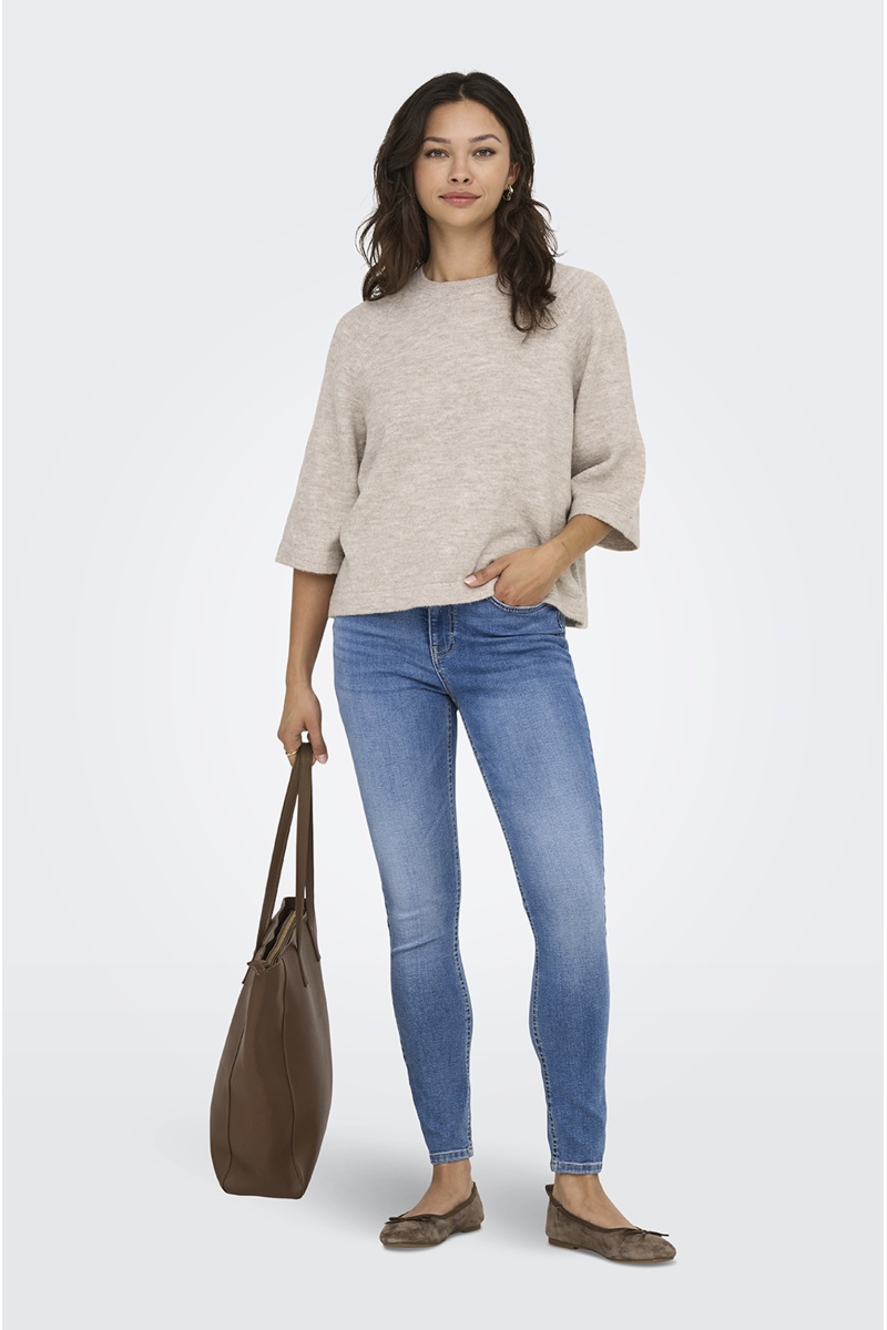 Pull Maille Beige ONLSIMONI