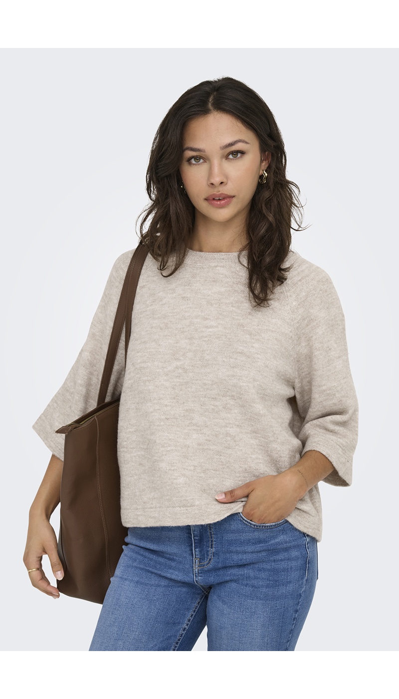 Pull Maille Beige ONLSIMONI