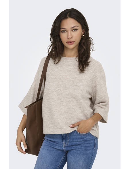 Pull Maille Beige ONLSIMONI