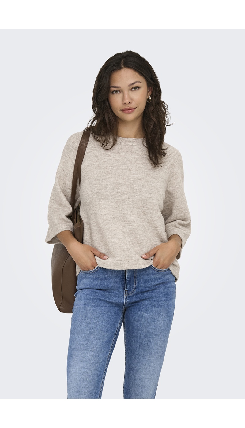Pull Maille Beige ONLSIMONI