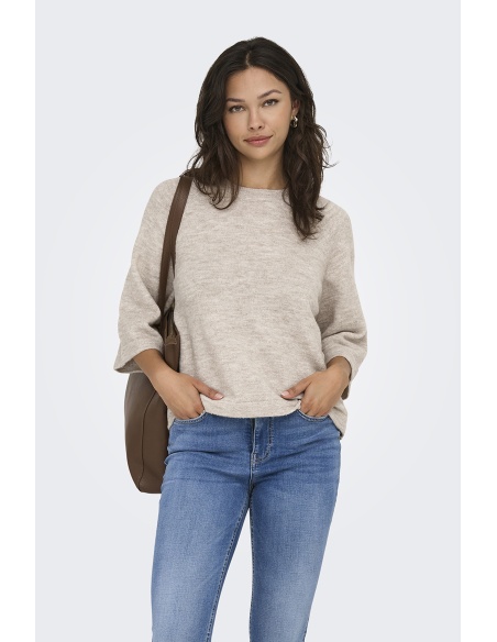 Pull Maille Beige ONLSIMONI