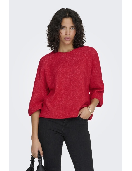 Pull Maille Rouge ONLSIMONI