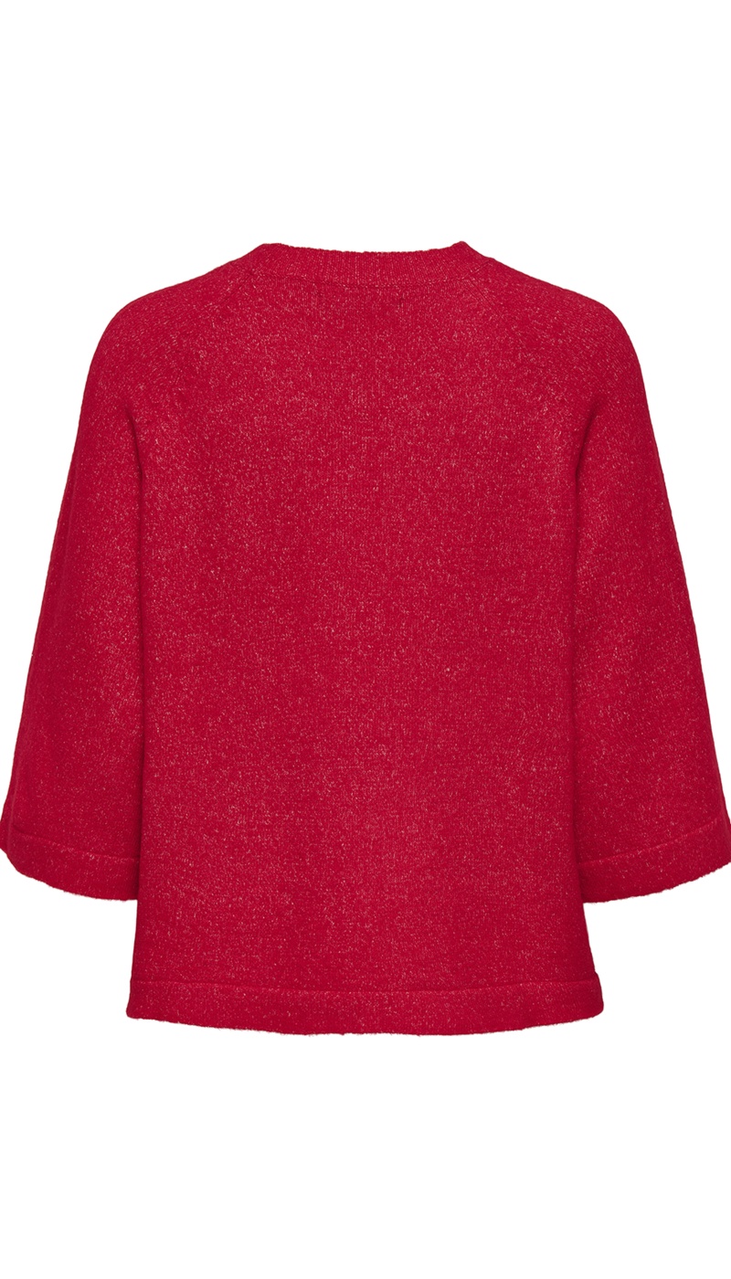 Pull Maille Rouge ONLSIMONI