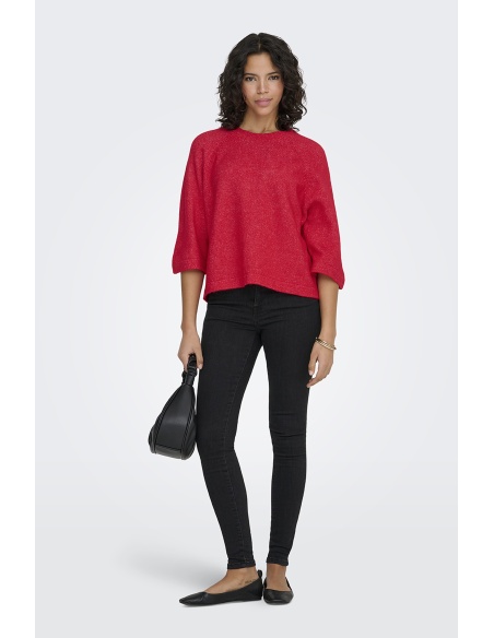 Pull Maille Rouge ONLSIMONI