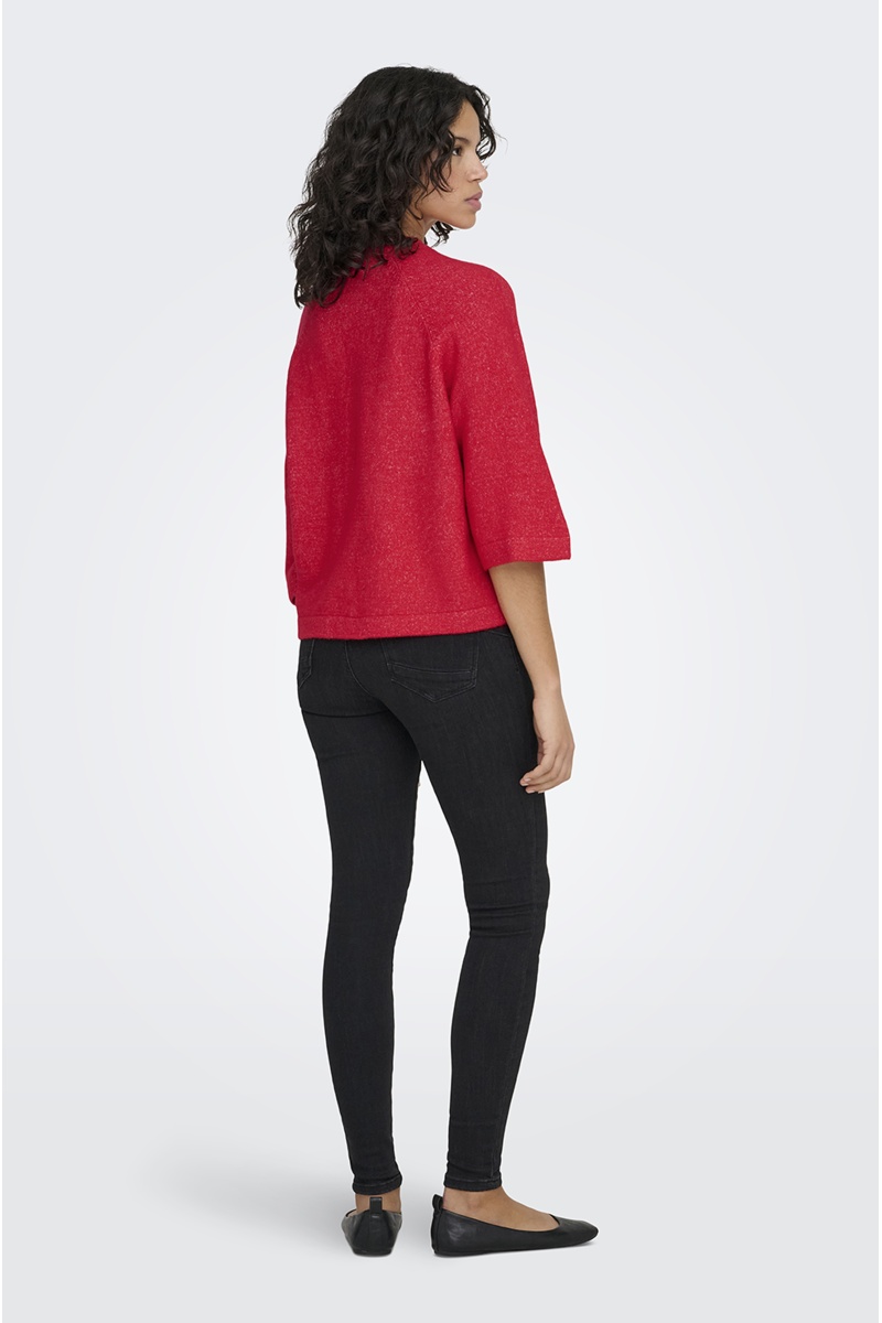 Pull Maille Rouge ONLSIMONI 2