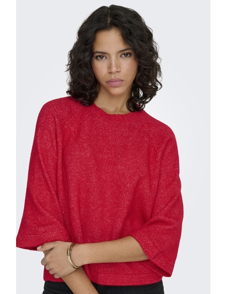 Pull Maille Rouge ONLSIMONI