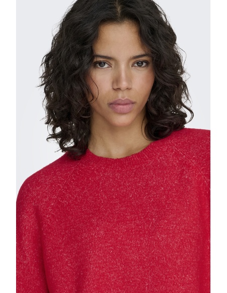Pull Maille Rouge ONLSIMONI