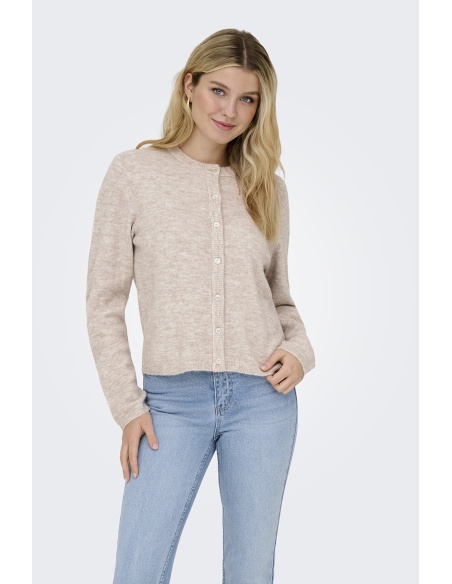 Gilet Maille Beige ONLSIMONI