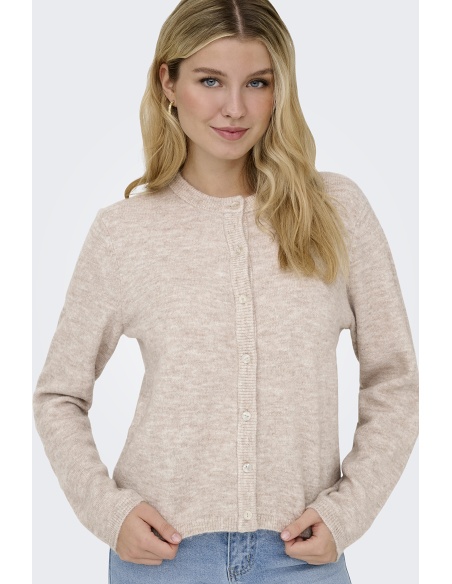 Gilet Maille Beige ONLSIMONI