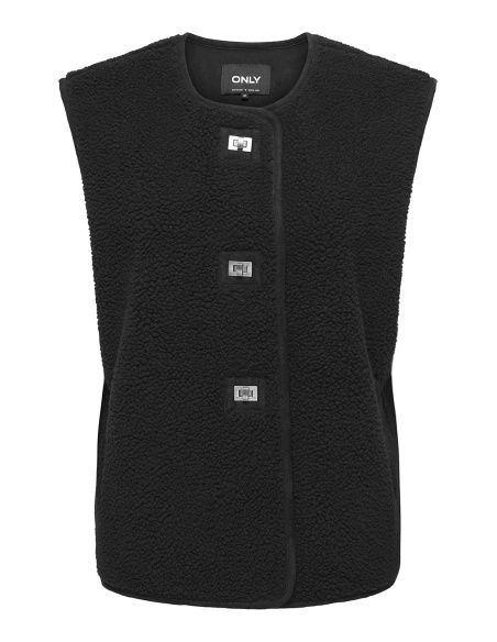 Gilet Bouclettes Noir ONLWENDY