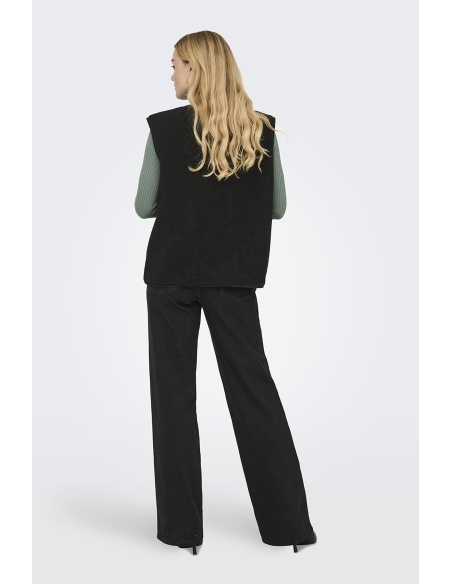 Gilet Bouclettes Noir ONLWENDY