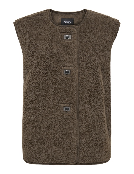 Gilet Bouclettes Chocolat ONLWENDY