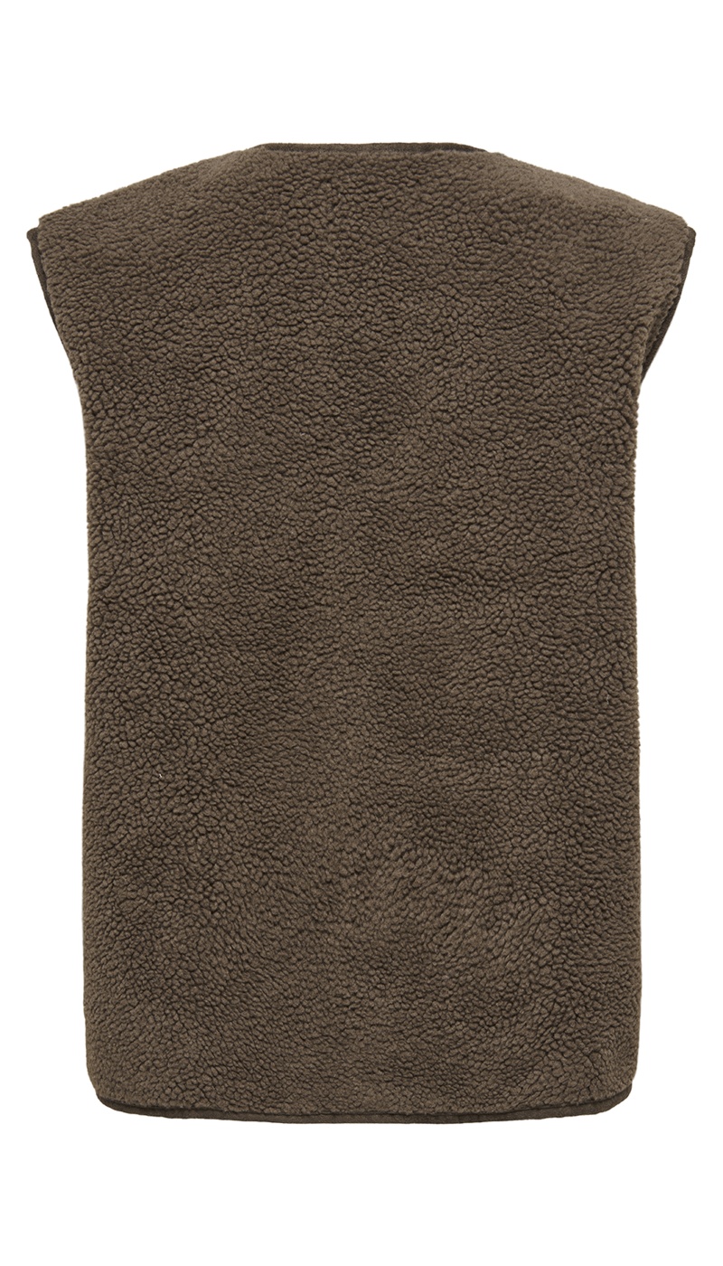 Gilet Bouclettes Chocolat ONLWENDY