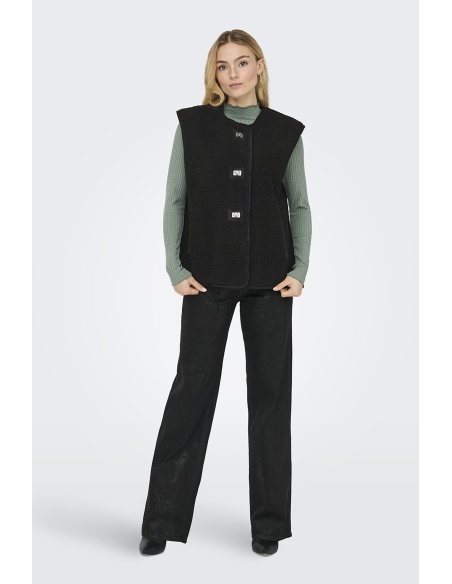 Gilet Bouclettes Noir ONLWENDY