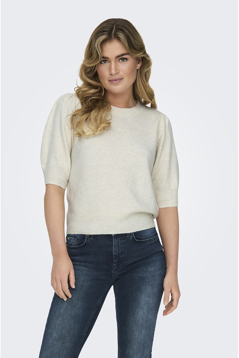 Pull Maille Ecru ONLRICA