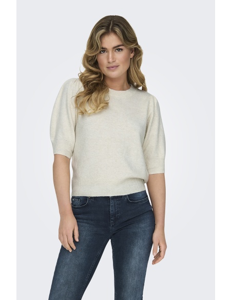 Pull Maille Ecru ONLRICA