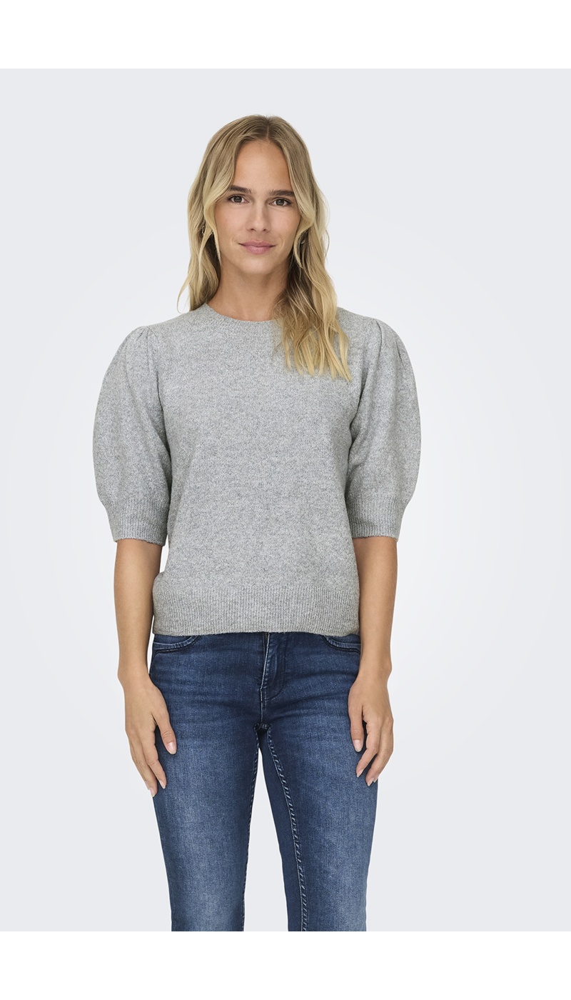 Pull Maille Gris ONLRICA